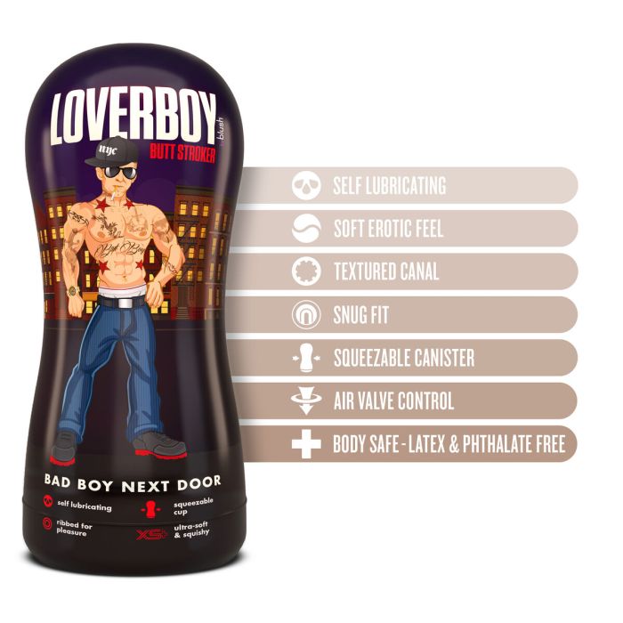 Masturbador Masculino Blush Loverboy Carne 3