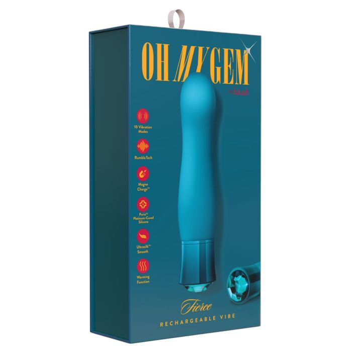 Mini Vibrador Blush Gem Fierce Verde 1