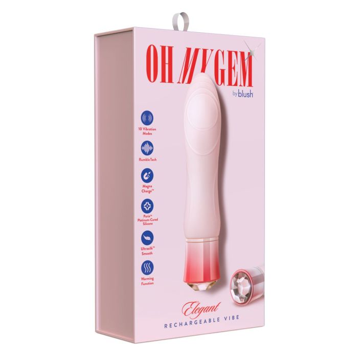 Mini Vibrador Blush Gem Elegant Rosa 1