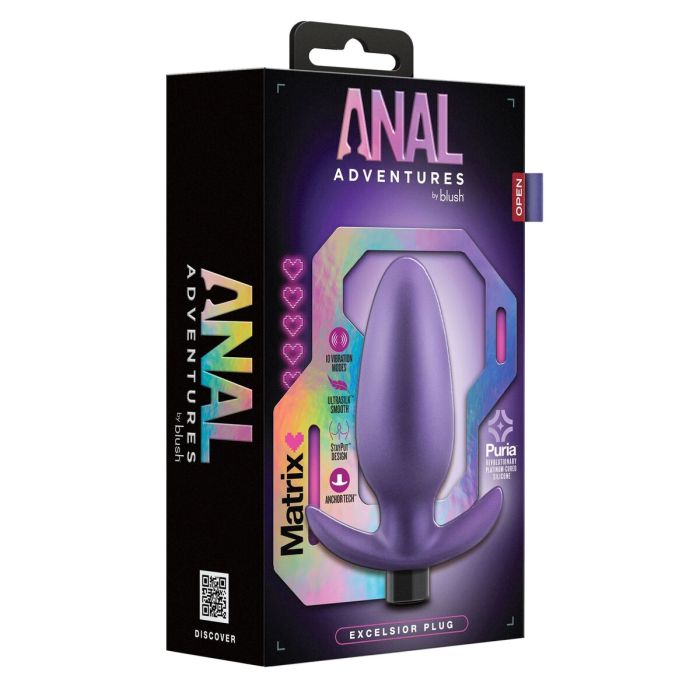 Plug Anal Blush ADVENTURES MATRIX Morado 1