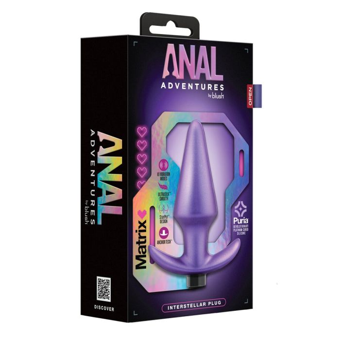 Plug Anal Blush ADVENTURES MATRIX INTERSTELLAR Morado 1