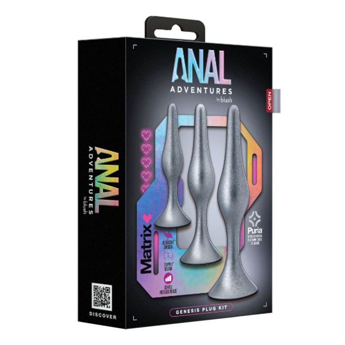 Plug Anal Blush Adventures Gris 1