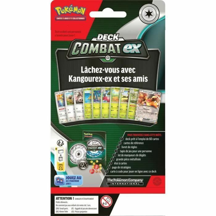 Mazo de Cartas Pokémon Combat EX: Greninja & Kangashkan (FR) 2