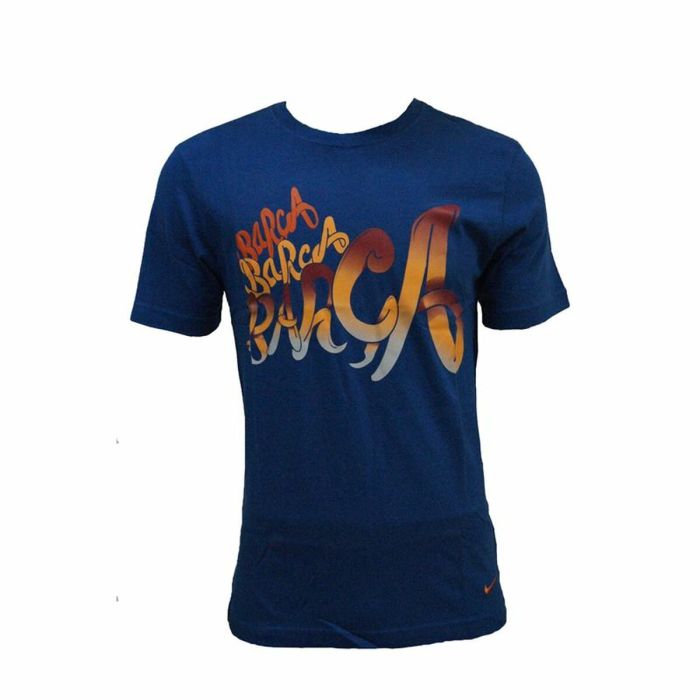 Camiseta de Manga Corta Hombre F.C. Barcelona Core Tee Azul 2