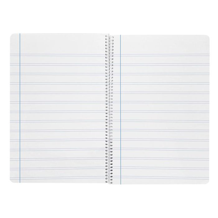 Cuaderno Espiral Liderpapel Folio Smart Tapa Blanda 80H 60 gr Rayado Montessori 3,5 mm Con Margen Colores Surtidos 10 unidades 8