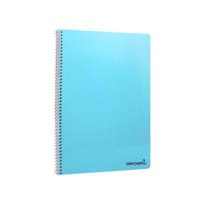 Cuaderno Espiral Liderpapel Folio Smart Tapa Blanda 80H 60 gr Rayado Montessori 3,5 mm Con Margen Colores Surtidos 10 unidades 6