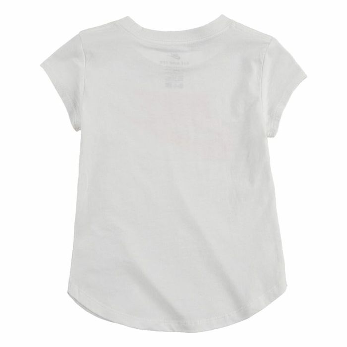 Camiseta de Manga Corta Infantil Nike Futura SS Blanco 2