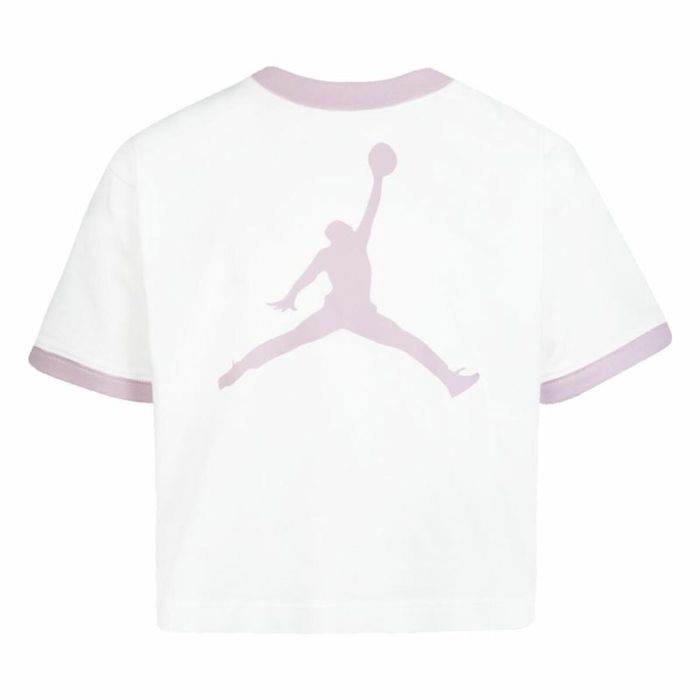 Camiseta de Manga Corta Infantil Nike Essentials Blanco