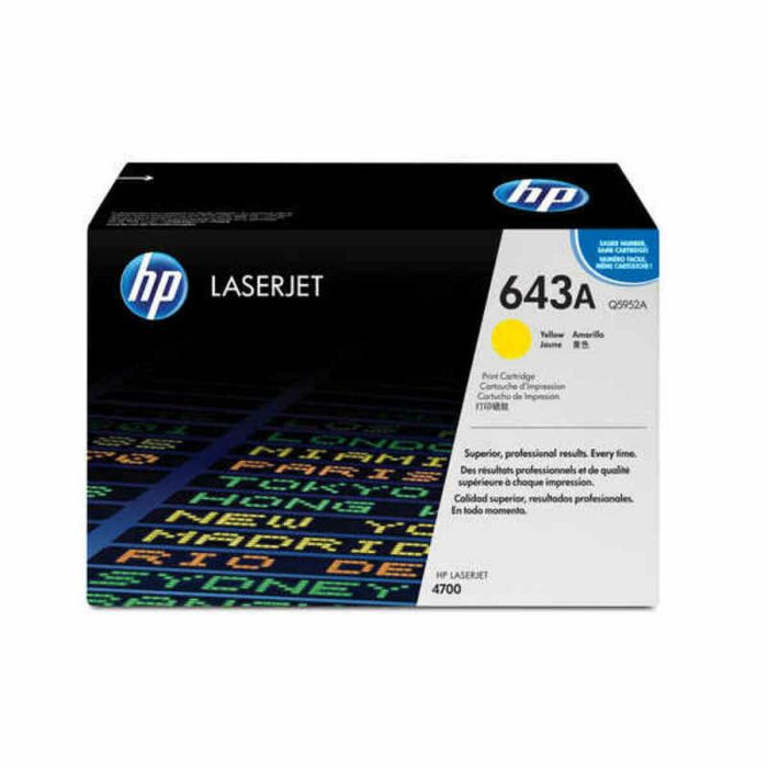 Hp Toner Amarillo Laserjet Color 4700 - 643 A