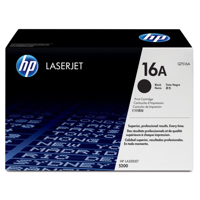 Hp Toner Negro Laserjet 5200 Dtn Tn - Nº 16A