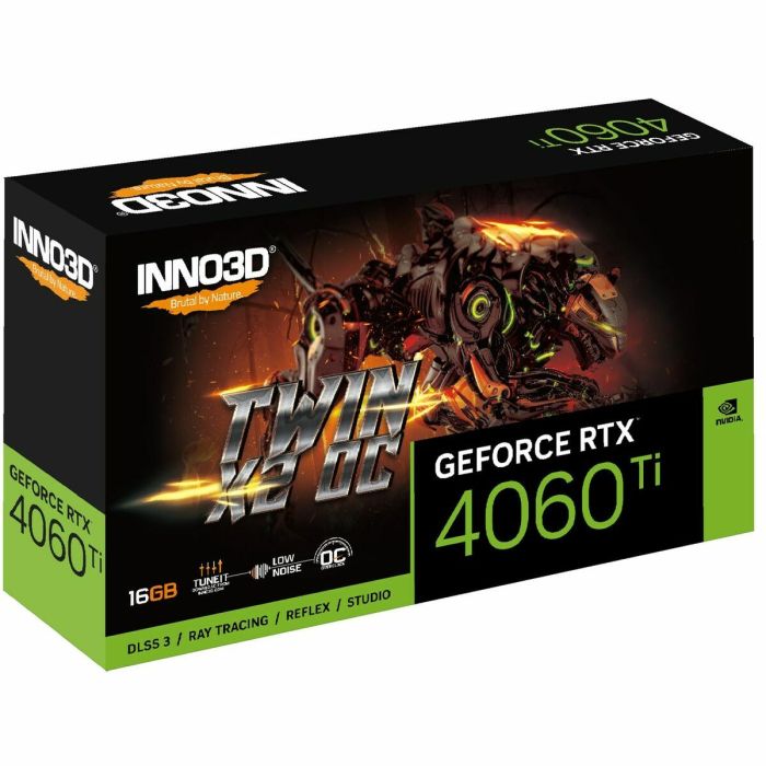 Tarjeta Gráfica INNO3D N406T2-16D6X-178055N 16 GB GDDR6 Geforce RTX 4060 Ti 1