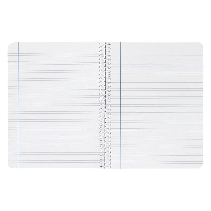 Cuaderno Espiral Liderpapel Cuarto Smart Tapa Blanda 80H 60 gr Pauta 3,5 mm Con Margen Colores Surtidos 10 unidades 7