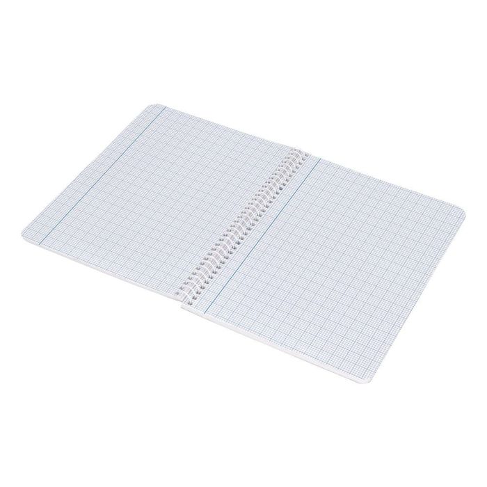 Cuaderno Espiral Liderpapel Cuarto Smart Tapa Blanda 80H 60 gr Milimetrado 2 mm Colores Surtidos 10 unidades 8