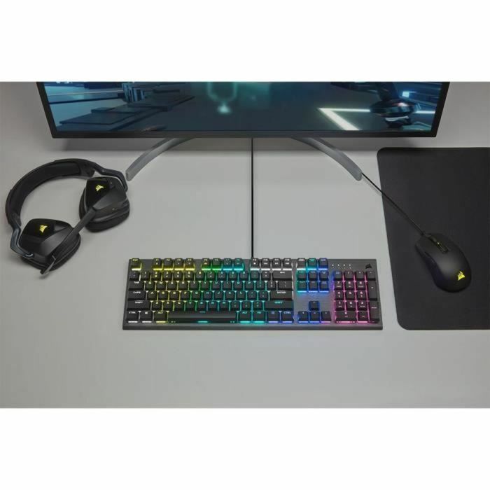 Teclado Corsair Negro Francés QWERTY 1