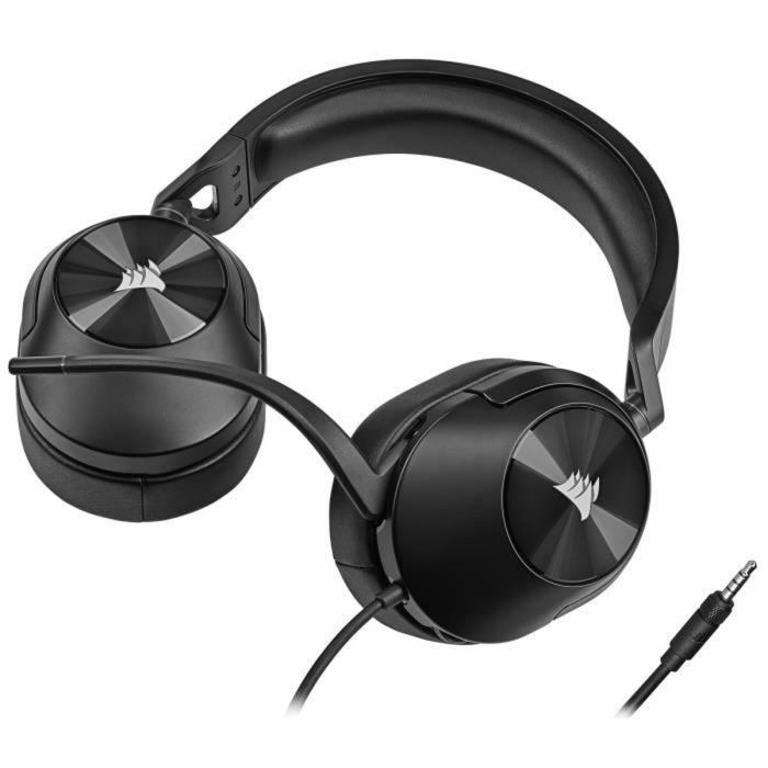 Auriculares gaming CORSAIR HS55 STEREO: carbono, comodidad y calidad de sonido