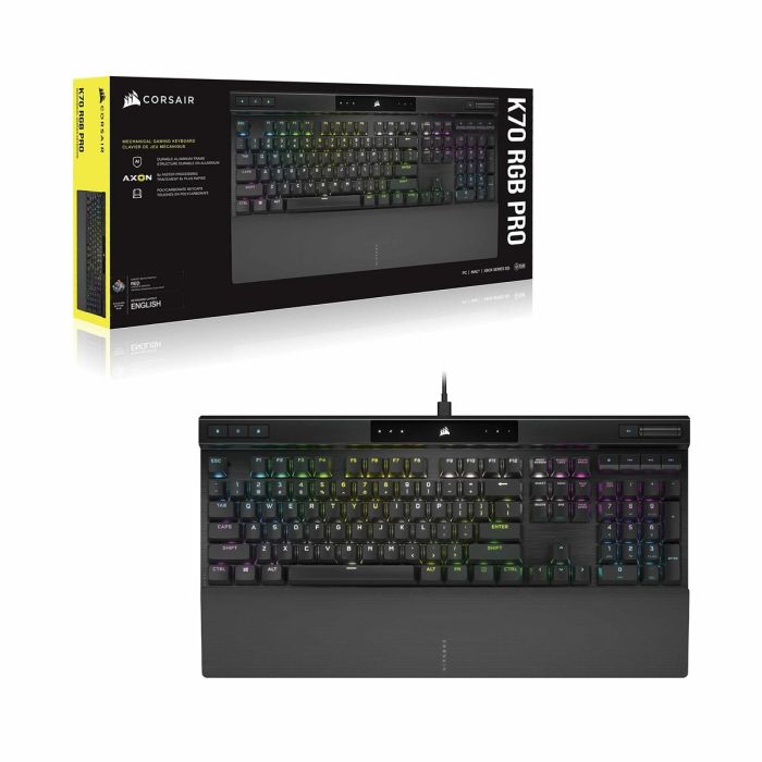 Teclado Corsair K70 Qwerty Español Negro 1