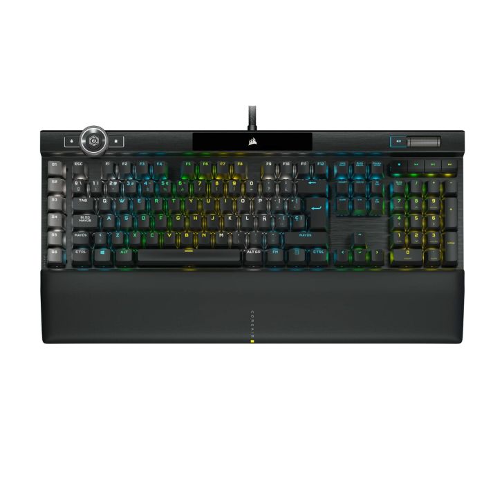 Teclado Gaming Corsair K100 RGB Optical-Mechanical Gaming Qwerty Español Negro 2