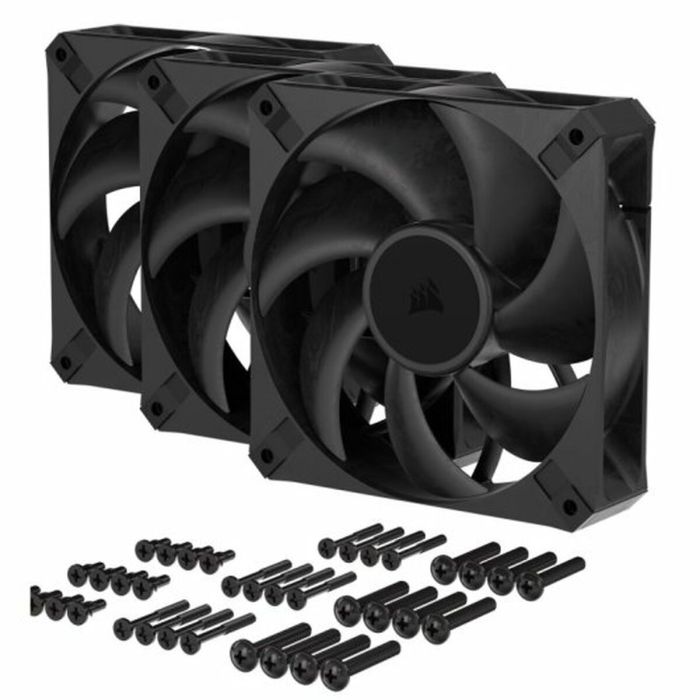 Ventilador de Caja Corsair RS120 MAX PWM Ø 12 cm (3 Unidades) 2