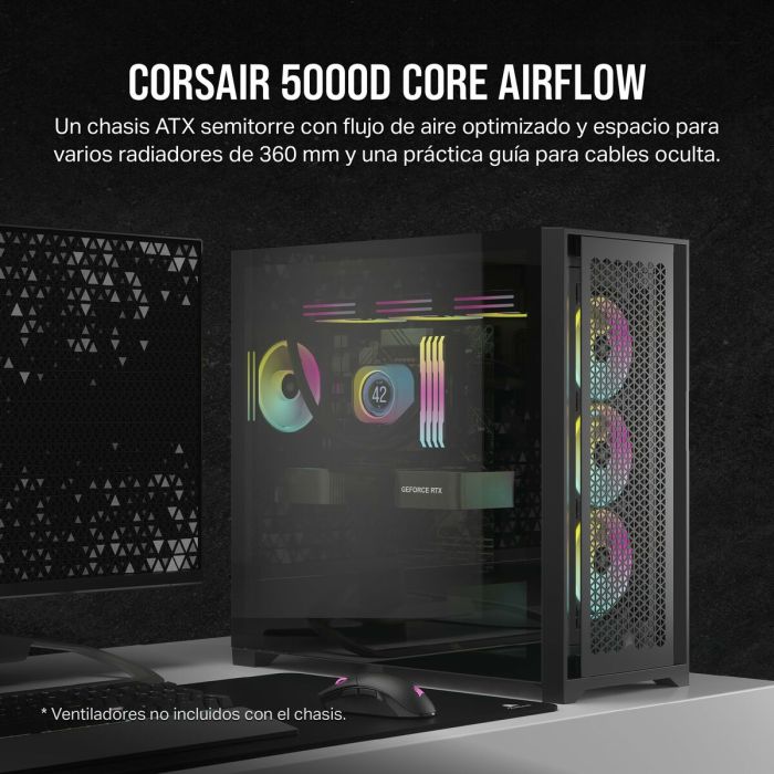 Caja Semitorre ATX Corsair 5000D Negro 5