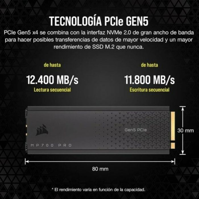 Disco Duro Corsair 1 TB 5