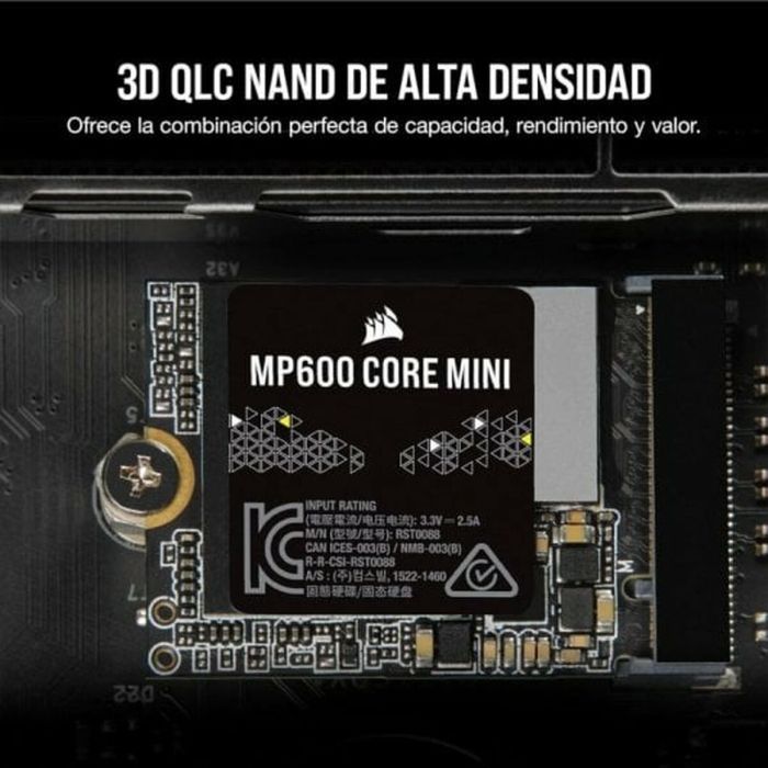Disco Duro Corsair Force MP600 CORE MINI 2 TB 2 TB SSD 1