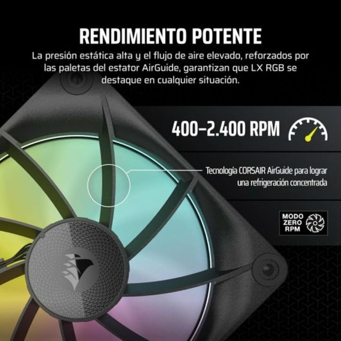 Ventilador de CPU Corsair CO-9051025-WW Ø 12 cm (1 unidad) 2