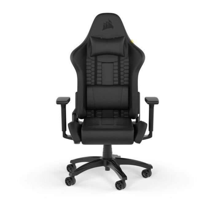 Corsair - Silla de oficina - Sillón de juegos - TC100 Relajado - Similar - Ergonomic - Arrojes ajustables - Negro - (CF -9010050 -WW)