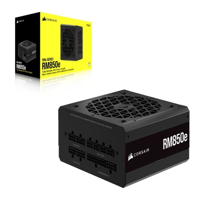 Corsair - RM850E - Bloque de potencia - 850 vatios - ATX 3.0 Silencio - Certificado 80 más oro - (CP -9020263 -EU)