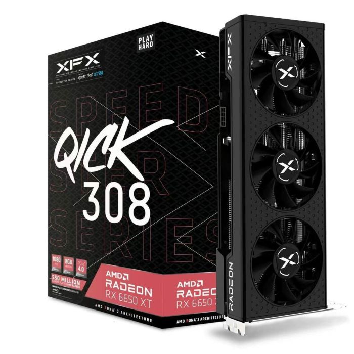 Tarjeta Gráfica XFX RX-665X8LUDY radeon rx 6650 xt 8 GB RAM GDDR6 1 Tarjeta Gráfica XFX RX-665X8LUDY radeon rx 6650 xt 8 GB RAM GDDR6 1