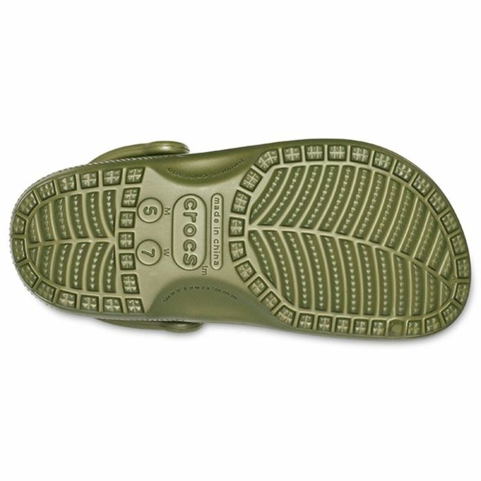 Zuecos Crocs Classic U Army Verde 5