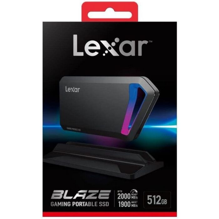 Lexar SL660 BLAZE Gaming Portable SSD 500 GB Negro