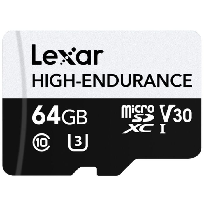 Tarjeta Micro SD Lexar High-Endurance 64 GB