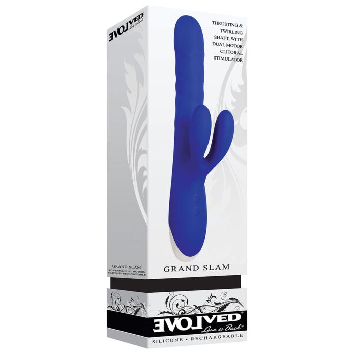 Vibrador Punto G Evolved Grand Slam Azul 1