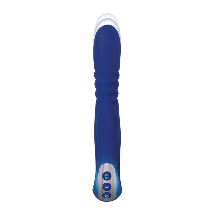 Vibrador Punto G Adam & Eve Deluxe Thruster Azul 7