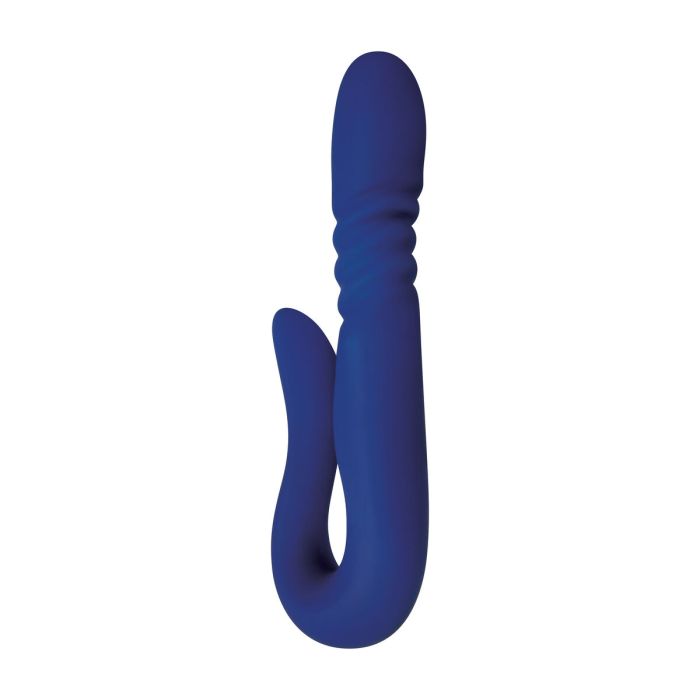 Vibrador Punto G Adam & Eve Deluxe Thruster Azul 5