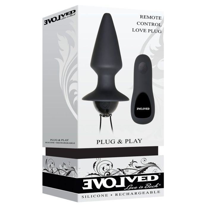 Plug Anal Evolved Plug & Play Negro 1