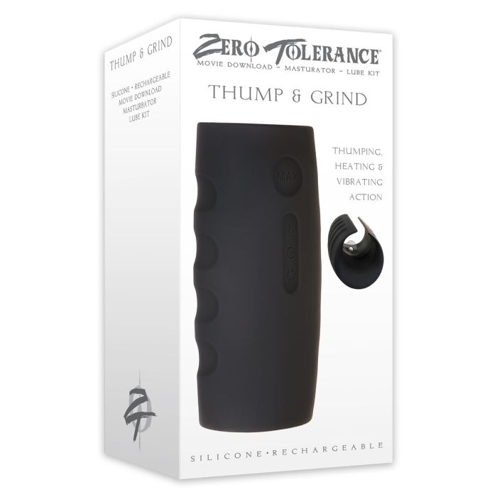 Masturbador Masculino Zero Tolerance Negro 1