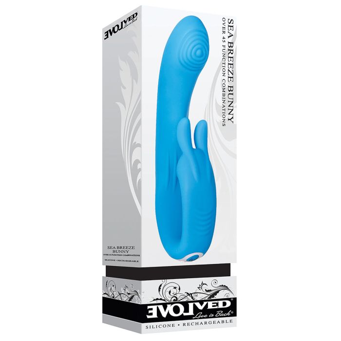 Vibrador Punto G Evolved Bunny Azul 1