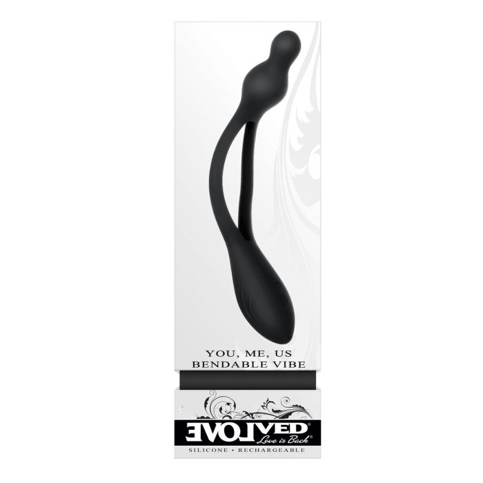 Vibrador para Parejas Evolved Negro 4