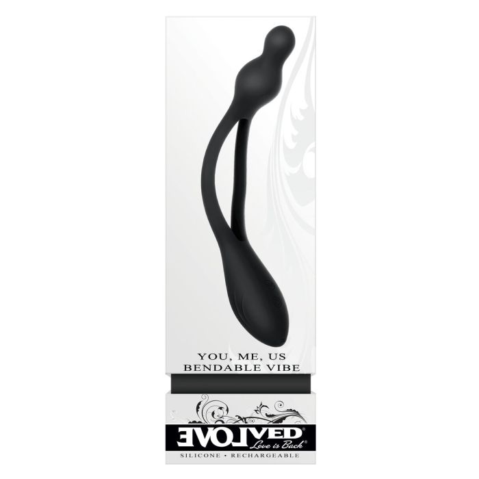 Vibrador para Parejas Evolved Negro 1