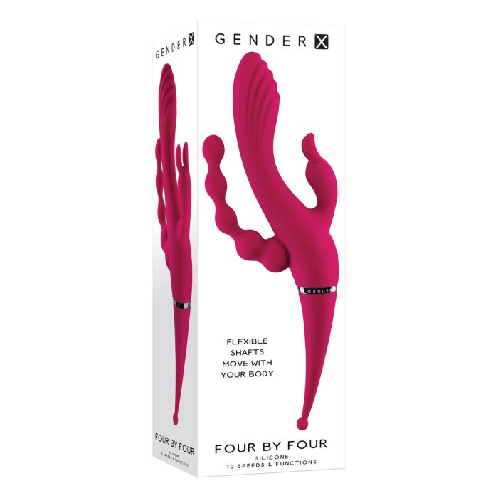 Dildo Gender X Four by Four Rojo 1