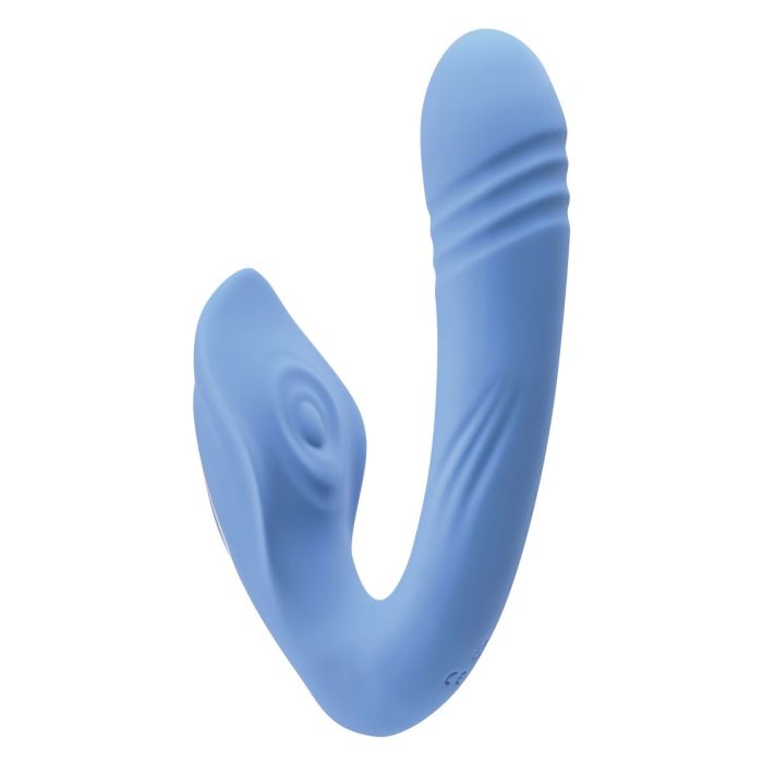 Vibrador Punto G Evolved Tap & Thrust Azul 6