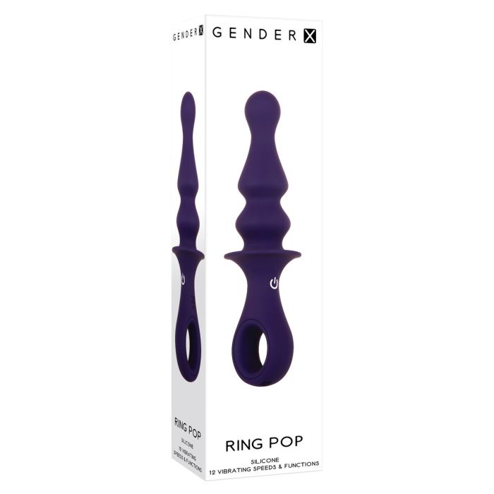 Plug Anal Gender X RING POP Morado 1