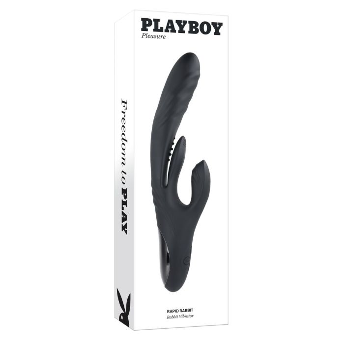 Vibrador Punto G Playboy Rabbit Negro 1