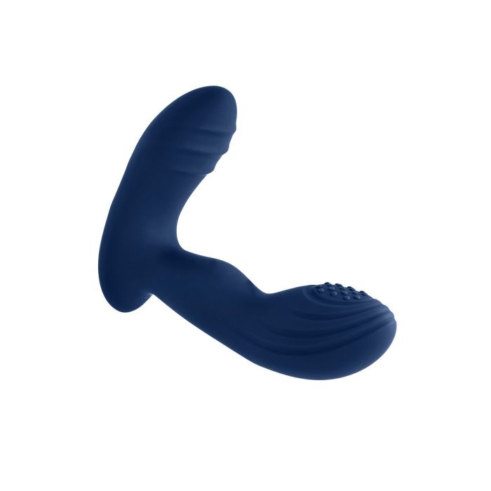 Vibrador Anal Negro Playboy Azul 21