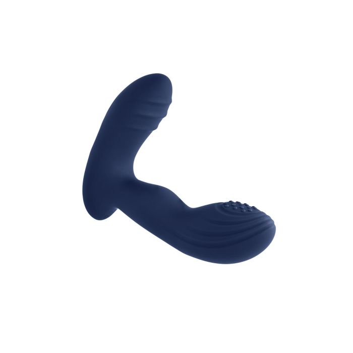 Vibrador Anal Negro Playboy Azul 4