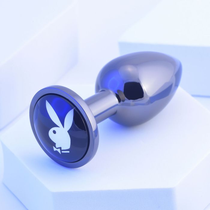 Plug Anal Playboy Plateado (6,3 cm) 4