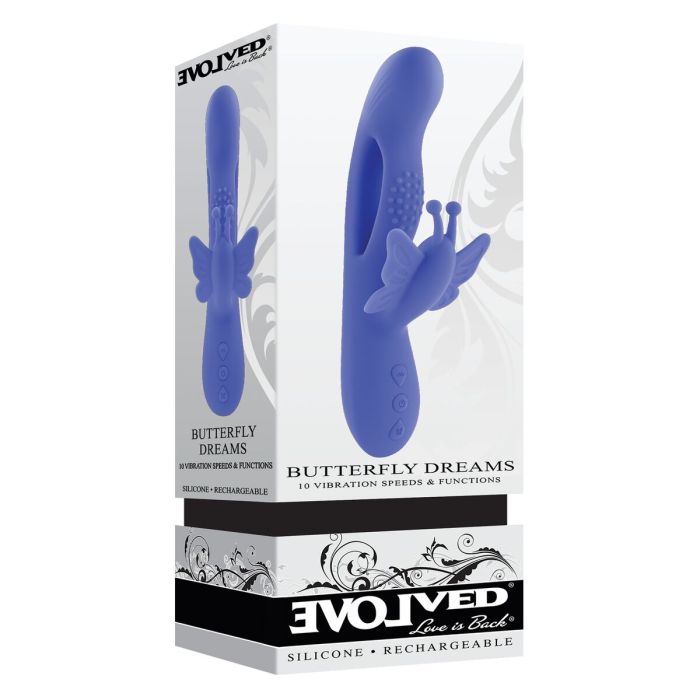 Vibrador Punto G Evolved Morado Mariposa 1