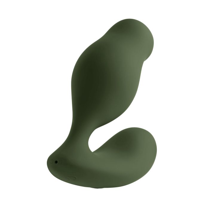 Vibrador Anal Negro Zero Tolerance Verde 14