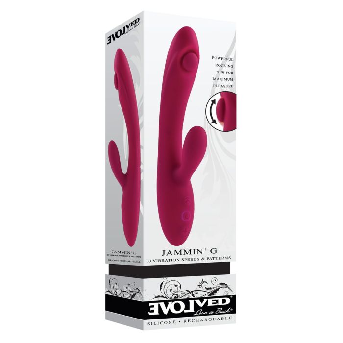 Vibrador Punto G Evolved Jammin G Rojo 5